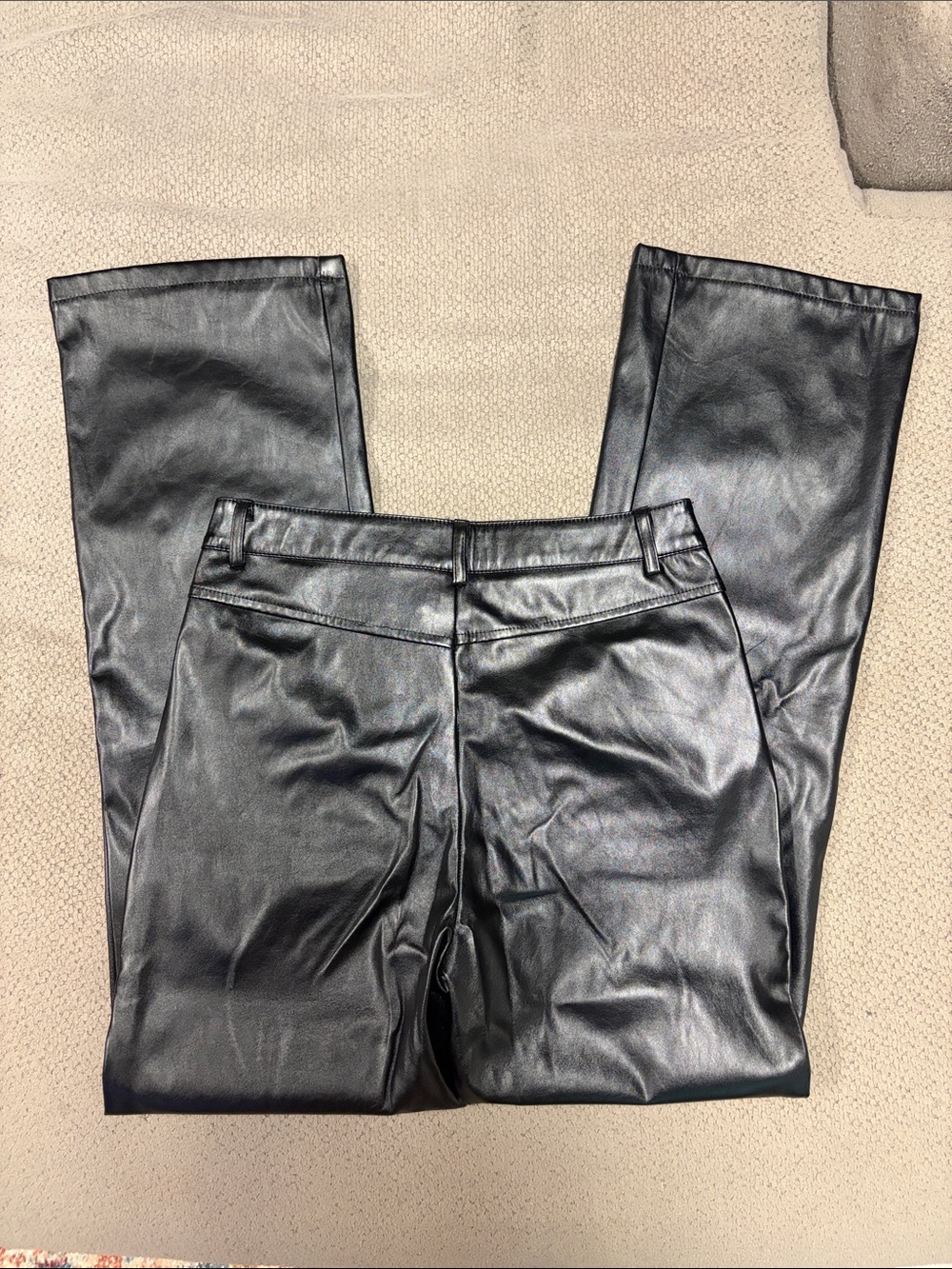 SHEIN Black Faux Leather Pants - Picture 3 of 6